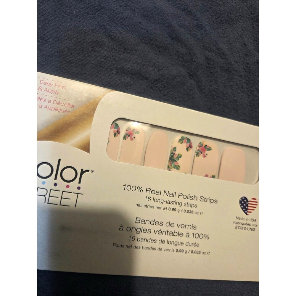 Color Street Flamin-goals Nail Polish Strips FDC286 0.035oz